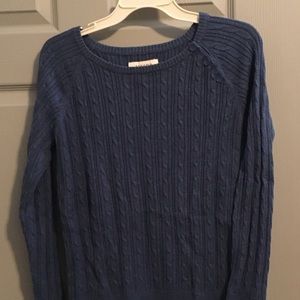 Sonoma blue sweater.